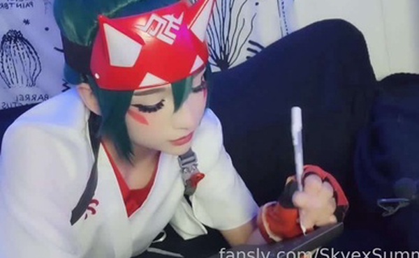 CosplaySkyexSummers露脸守望先锋雾子